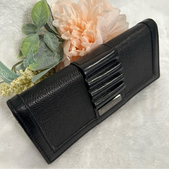 Burberry Continental Wallet in Black Leather - Smooth and Textured - Picture 3 of 16